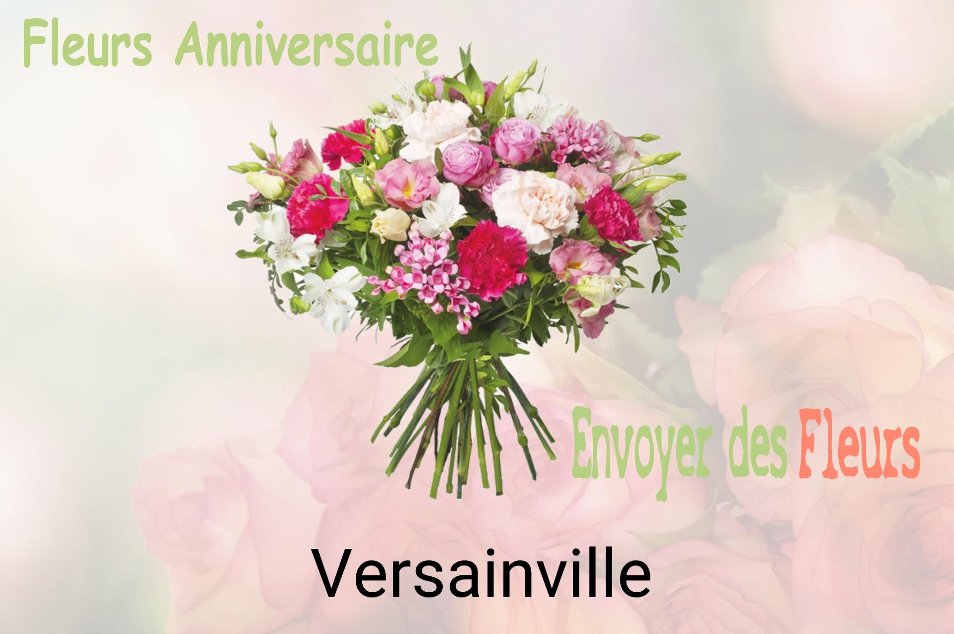Bouquet de fleurs d’anniversaire livré à Versainville